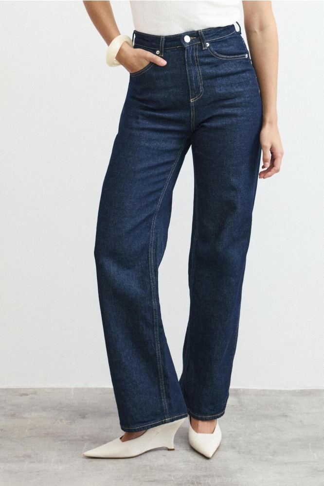 VMTESSA HR WIDE JEANS RA369 GA NOOS 10297608 Dark Blue Denim/Rinse
